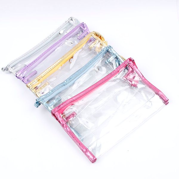 new clear transparent plastic pvc travel makeup cosmetic toiletry zip bag pouch strong bag for home
new clear transparent plastic pvc travel makeup cosmetic toiletry zip bag pouch strong bag for home