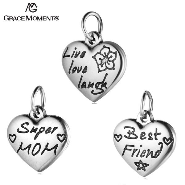 5pcs/lot grace moments stainless steel charms super mom friend heart charms pendants for jewelry making diy handmade, Bronze;silver
5pcs/lot grace moments stainless steel charms super mom friend heart charms pendants for jewelry making diy handmade, Bronze;silver