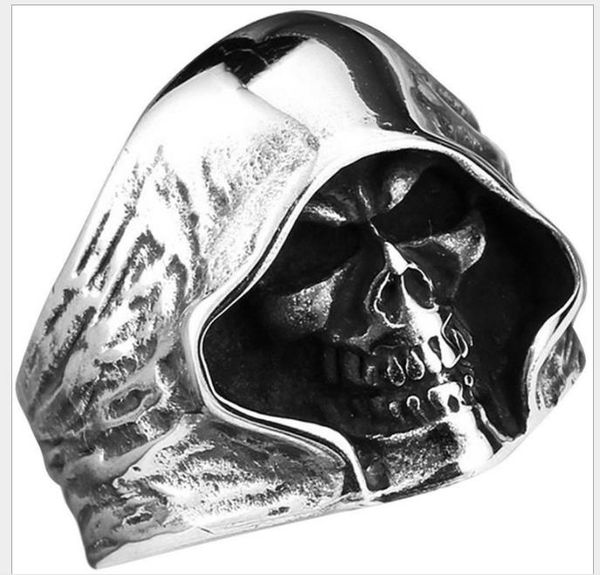 exaggerated domineering tide ring, male character, retro skull, hex, halloween, european and american accessories, Silver
exaggerated domineering tide ring, male character, retro skull, hex, halloween, european and american accessories, Silver
