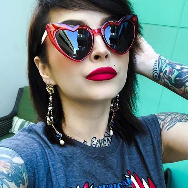 long keeper cat eye sun glasses for women heart shape frame colorful sunglasses 2018 fashion trending ladies sexy gafas de sol, White;black
long keeper cat eye sun glasses for women heart shape frame colorful sunglasses 2018 fashion trending ladies sexy gafas de sol, White;black