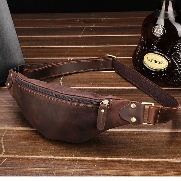 men genuine leather fanny chest pack bag crazy horse leather crossbody bag handmade messenger shoulder for man 2021
men genuine leather fanny chest pack bag crazy horse leather crossbody bag handmade messenger shoulder for man 2021