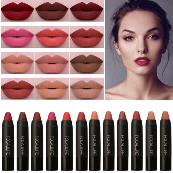 12 color fashion new lipstick long lasting lip tint waterproof pigment velvet brown nude matte lipstick pencil
12 color fashion new lipstick long lasting lip tint waterproof pigment velvet brown nude matte lipstick pencil