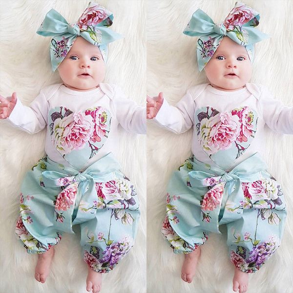 spring autumn new style baby girl clothing heart long sleeve + pants + headband 3pcs/set ins outfits retro floral romper, White
spring autumn new style baby girl clothing heart long sleeve + pants + headband 3pcs/set ins outfits retro floral romper, White