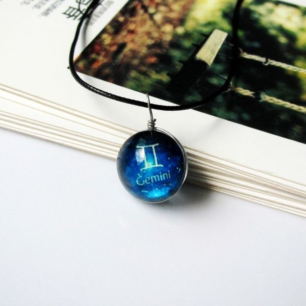 12 constellations sapphire glass necklace zodiac pendant necklaces 12 horoscope pendants 20 inches chain women necklaces jewelry, Silver
12 constellations sapphire glass necklace zodiac pendant necklaces 12 horoscope pendants 20 inches chain women necklaces jewelry, Silver