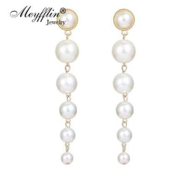 meyfflin long simulated pearl earrings for women brinco statement fashion dangle drop earrings boucle d'oreille wedding jewelry, Golden
meyfflin long simulated pearl earrings for women brinco statement fashion dangle drop earrings boucle d'oreille wedding jewelry, Golden