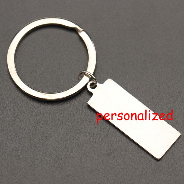 32*12 personalized keychain bright stainless steel keyring bag charm for friends / girlfriend / boyfriend husband wife gift, Silver
32*12 personalized keychain bright stainless steel keyring bag charm for friends / girlfriend / boyfriend husband wife gift, Silver