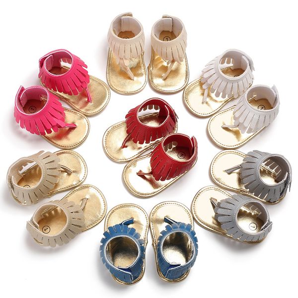 ins baby soft bottom sandals 16 color new kids tassels flip flops pu infant open toe sandals baby first walking shoes jlc918, Black;red
ins baby soft bottom sandals 16 color new kids tassels flip flops pu infant open toe sandals baby first walking shoes jlc918, Black;red