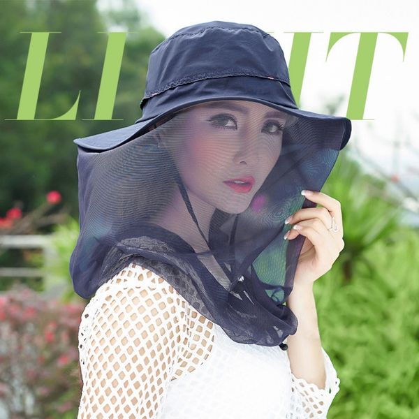 sunshade mosquito hiking cap wide brim double layer breathable quick dry anti insect mesh hat outdoor sportswear accessories, Black;white
sunshade mosquito hiking cap wide brim double layer breathable quick dry anti insect mesh hat outdoor sportswear accessories, Black;white