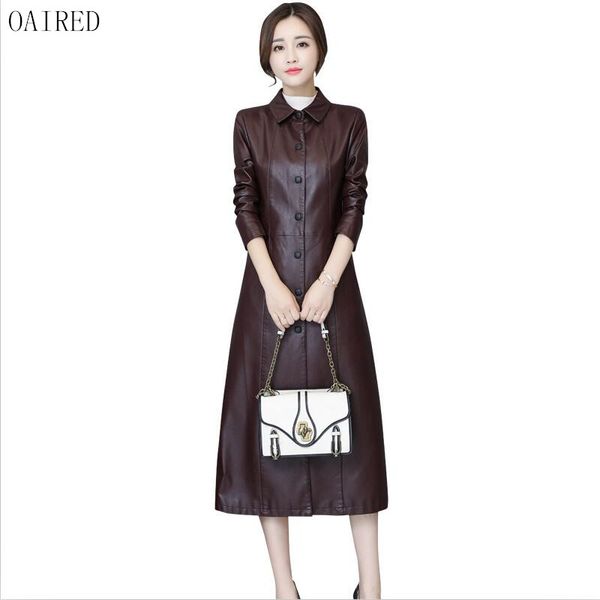 oaired plus size leather coat women spring 2018 new leather jacket women long slim motorcycle clothing female outerwear black
oaired plus size leather coat women spring 2018 new leather jacket women long slim motorcycle clothing female outerwear black