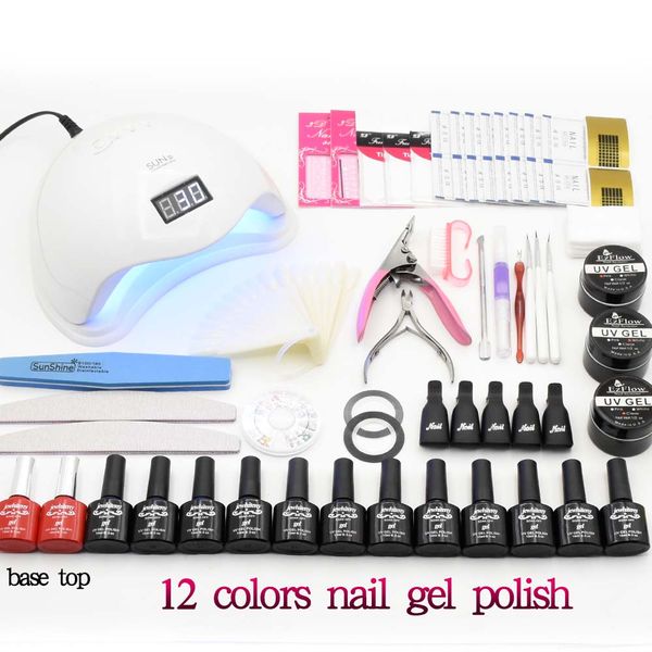 nail art set soak off uv gel polish manicure set 48w uv led curing lamp dryer base nail extension gel varnish tools
nail art set soak off uv gel polish manicure set 48w uv led curing lamp dryer base nail extension gel varnish tools