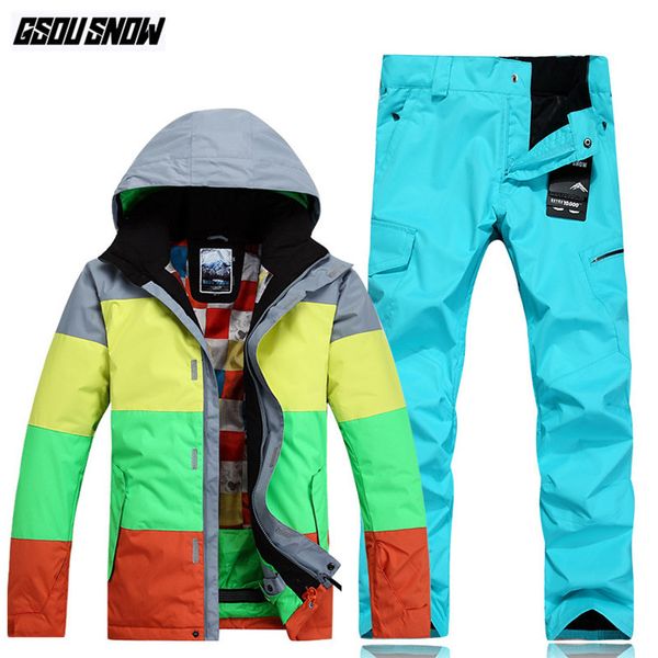 gsou snow brand ski suit men snowboarding jackets pants winter ski set waterproof skiing suit male snow clothes warm sport coats
gsou snow brand ski suit men snowboarding jackets pants winter ski set waterproof skiing suit male snow clothes warm sport coats