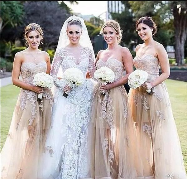 2019 pretty applique long bridesmaid dresses sweetheart neckline lace floor length party gowns sleeves a line formal prom dress, White;pink
2019 pretty applique long bridesmaid dresses sweetheart neckline lace floor length party gowns sleeves a line formal prom dress, White;pink