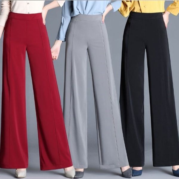 ladies summer work pants for office plus size wide leg trousers women summer elegant loose formal pants red gray black green red 5xl 6xl, Black;white
ladies summer work pants for office plus size wide leg trousers women summer elegant loose formal pants red gray black green red 5xl 6xl, Black;white