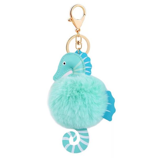 new creative fashion small hippocampus plush keychain cute car key ring female bag pendant accessories charm romantic gift, Silver
new creative fashion small hippocampus plush keychain cute car key ring female bag pendant accessories charm romantic gift, Silver