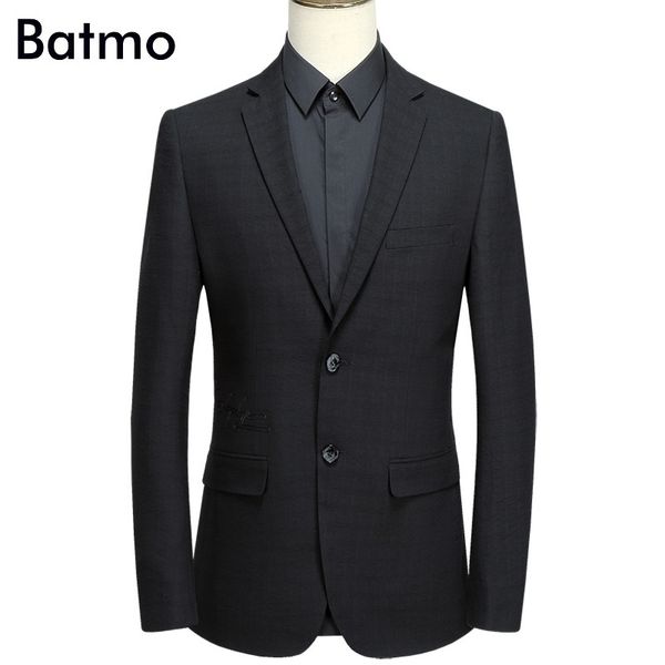 batmo 2018 new arrival spring black plaid blazer men smart casual black blazer,business jacket plus-size m toxxxl 1820, White;black
batmo 2018 new arrival spring black plaid blazer men smart casual black blazer,business jacket plus-size m toxxxl 1820, White;black