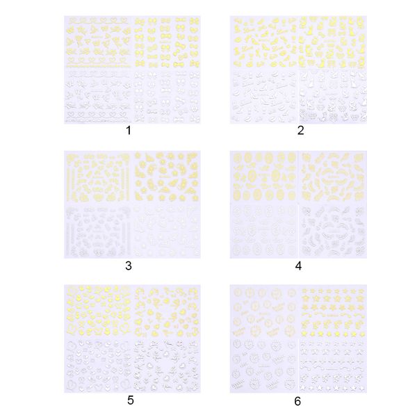 4 sheets 3d nail sticker gold sliver flowers hearts butterfly stars cloud diy nail sticker accessories art tool, Black
4 sheets 3d nail sticker gold sliver flowers hearts butterfly stars cloud diy nail sticker accessories art tool, Black