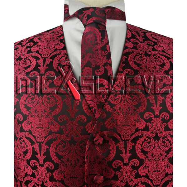 red fashion paisley pattern tuxedo vest(vest+necktie+bowtie+handkerchief, Black;white
red fashion paisley pattern tuxedo vest(vest+necktie+bowtie+handkerchief, Black;white