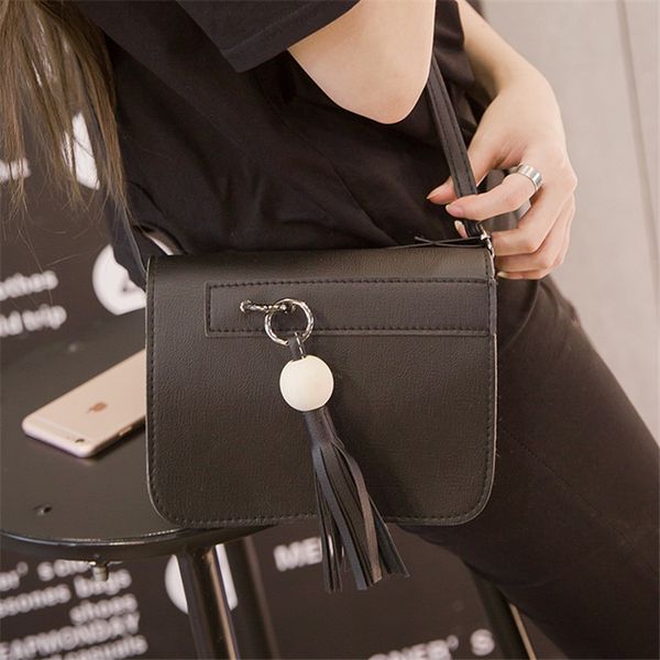 women shoulder bags tassel girl mini black bag lovely new casual purses and handbags women bags designer pu leather d240
women shoulder bags tassel girl mini black bag lovely new casual purses and handbags women bags designer pu leather d240