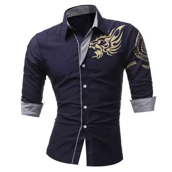 laamei brand 2018 autumn new dragon print shirts men designer slim fit dress shirt casual long sleeve shirts -4xl, White;black
laamei brand 2018 autumn new dragon print shirts men designer slim fit dress shirt casual long sleeve shirts -4xl, White;black