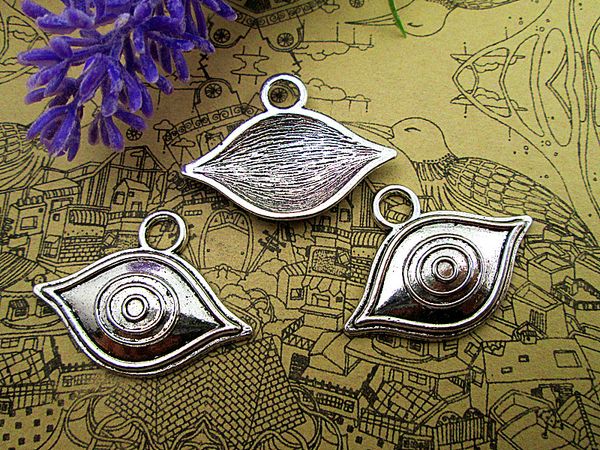 24pcs eye charm charm, antique silver tone divergent charm pendants, diy supplies, 30x34mm, Bronze;silver
24pcs eye charm charm, antique silver tone divergent charm pendants, diy supplies, 30x34mm, Bronze;silver