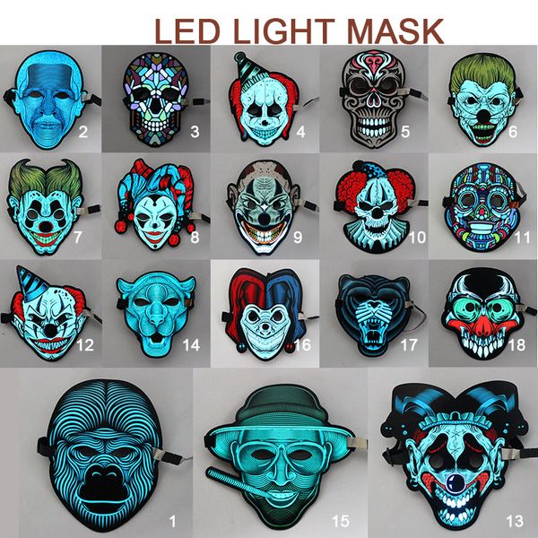 2pcs led sound control mask bar atmosphere props halloween glow cold light mask cold light masquerade portable flexible
2pcs led sound control mask bar atmosphere props halloween glow cold light mask cold light masquerade portable flexible
