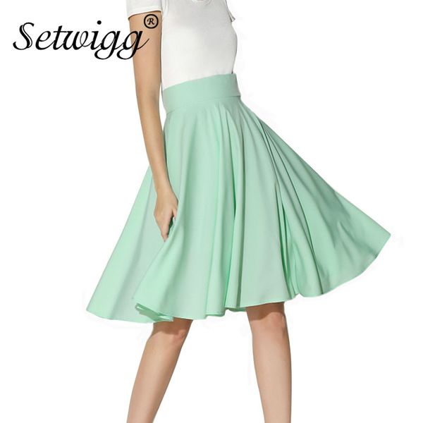 setwigg womens polyester pleated & flared summer knee length skirts high waisted candy mint green lush skater midi skirt sg2073, Black
setwigg womens polyester pleated & flared summer knee length skirts high waisted candy mint green lush skater midi skirt sg2073, Black