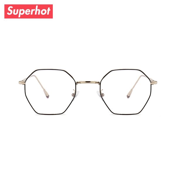 new metal rectangle polygonal glasses frame women and man optical glasses frame light weight brand designer eyewear, Silver
new metal rectangle polygonal glasses frame women and man optical glasses frame light weight brand designer eyewear, Silver