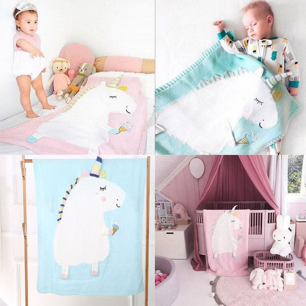 2018 cartoon new toddler infant newborn baby blanket pram cot bed moses basket crib unicorn knit blanket cartoon sleeping bag
2018 cartoon new toddler infant newborn baby blanket pram cot bed moses basket crib unicorn knit blanket cartoon sleeping bag