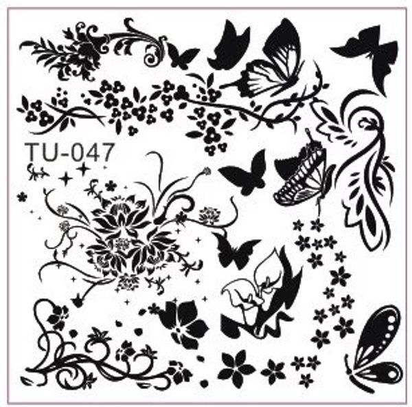 6.6*6.6cm flower butterfly nail art image plate nail template beauty tools ,nail disk dia 6cm,*** tu-47 ***, White
6.6*6.6cm flower butterfly nail art image plate nail template beauty tools ,nail disk dia 6cm,*** tu-47 ***, White