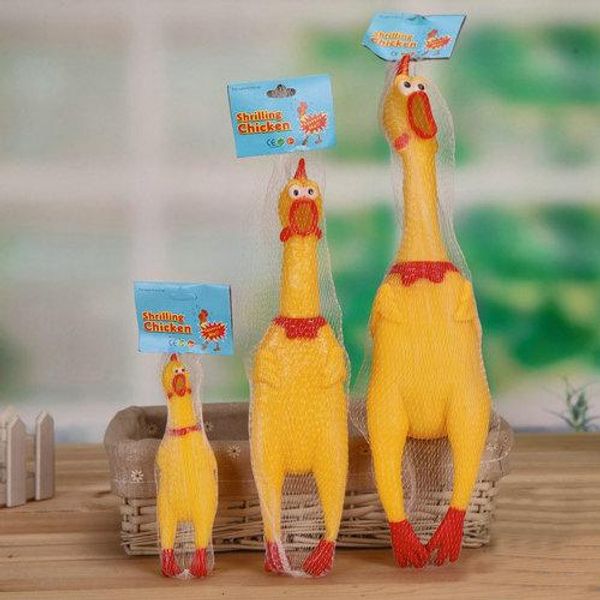 Shrilling Chickens 17cm 31cm 39cm Screaming Rubber Chicken Squeeze Stress Toy Funny Squeeze Sound Toy children gift retail 1pcs
Shrilling Chickens 17cm 31cm 39cm Screaming Rubber Chicken Squeeze Stress Toy Funny Squeeze Sound Toy children gift retail 1pcs