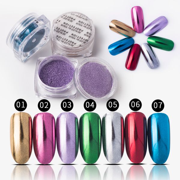 7 colors/set mirror nail glitter powder colorful manicure pigment nail art decoration chrome dust, Silver;gold
7 colors/set mirror nail glitter powder colorful manicure pigment nail art decoration chrome dust, Silver;gold
