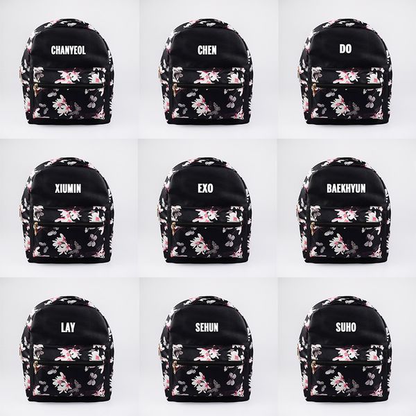 youpop kpop exo baekhyun chanyeol sehun album pu bag floral pattern jewelry admission package new fashion backpack bags sjb684, Black;white
youpop kpop exo baekhyun chanyeol sehun album pu bag floral pattern jewelry admission package new fashion backpack bags sjb684, Black;white