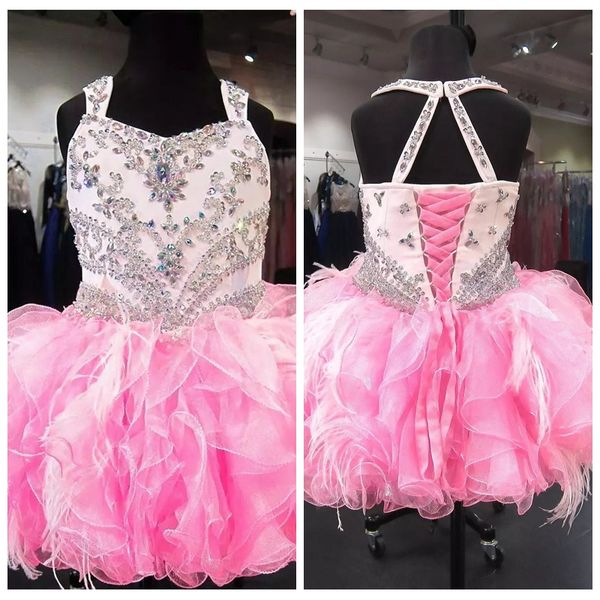 bling bling crystal beaded cupcake pageant dresses organza ruffled feather adorned ball gown toddler little girls birthday party gowns 2019, White;red
bling bling crystal beaded cupcake pageant dresses organza ruffled feather adorned ball gown toddler little girls birthday party gowns 2019, White;red