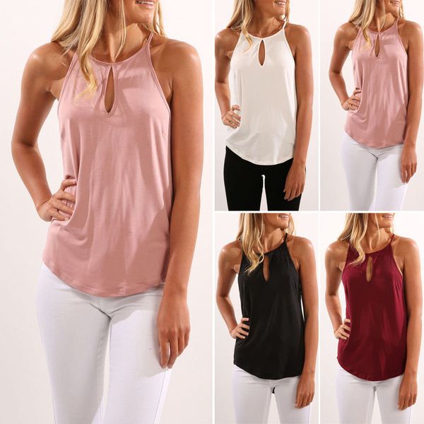 size s to xl all match cotton sleeveless strap solid t shirt female casual vest with high quality, White
size s to xl all match cotton sleeveless strap solid t shirt female casual vest with high quality, White