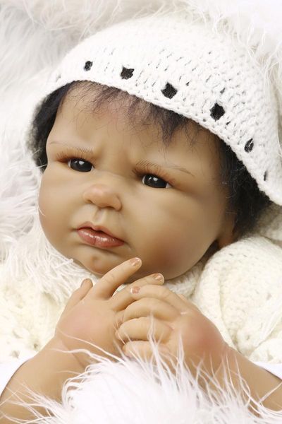 2017 new 22 inch boy african american baby doll black realistic lifelike reborn babies mini doll brinquedos doll juguetes
2017 new 22 inch boy african american baby doll black realistic lifelike reborn babies mini doll brinquedos doll juguetes
