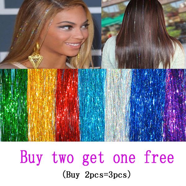 37" 150strands/pcs hair tinsel bling 14 colors for women girls hairstyling buy two get one free, Brown
37" 150strands/pcs hair tinsel bling 14 colors for women girls hairstyling buy two get one free, Brown