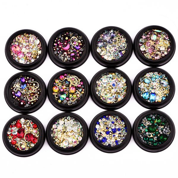 new manicure 4cm black box with 12-color fantasy bottom drill, flat-bottom drill, bead diamond ring mixed with manicure decoration, Silver;gold
new manicure 4cm black box with 12-color fantasy bottom drill, flat-bottom drill, bead diamond ring mixed with manicure decoration, Silver;gold