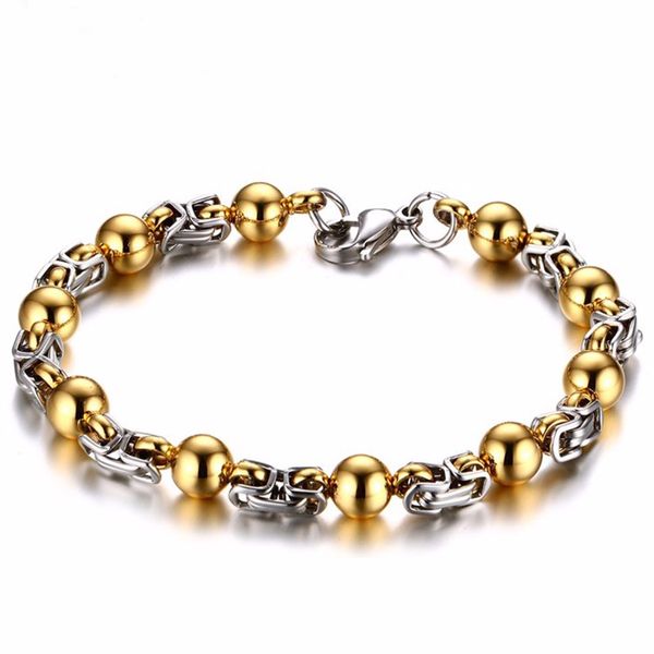 personalized charm 8mm wide stainless steel beads women men bracelet bangle silver gold bracelet jewelry gift, Black
personalized charm 8mm wide stainless steel beads women men bracelet bangle silver gold bracelet jewelry gift, Black