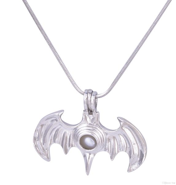 18kgp pearl cage pendants bat shape pearl gem beads cage oyster lockets pendants, diy necklace jelwery, Silver
18kgp pearl cage pendants bat shape pearl gem beads cage oyster lockets pendants, diy necklace jelwery, Silver