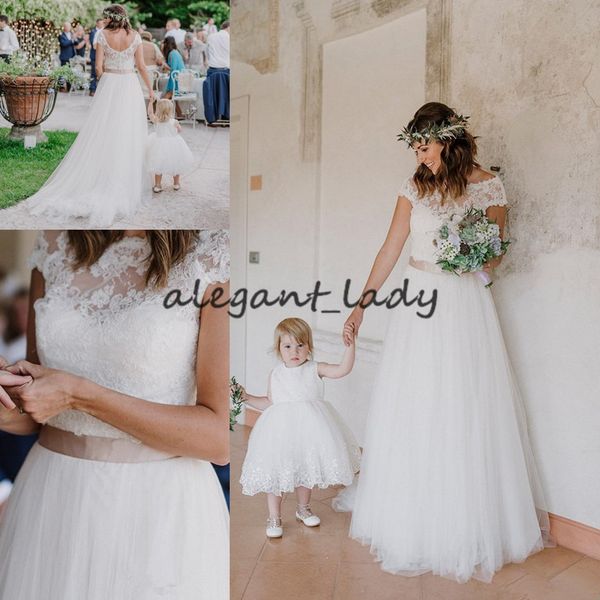 fairy lace a-line wedding dresses with short sleeve 2018 jewel neck full length outdoor holiday country bohemian wedding bridal gown, White
fairy lace a-line wedding dresses with short sleeve 2018 jewel neck full length outdoor holiday country bohemian wedding bridal gown, White