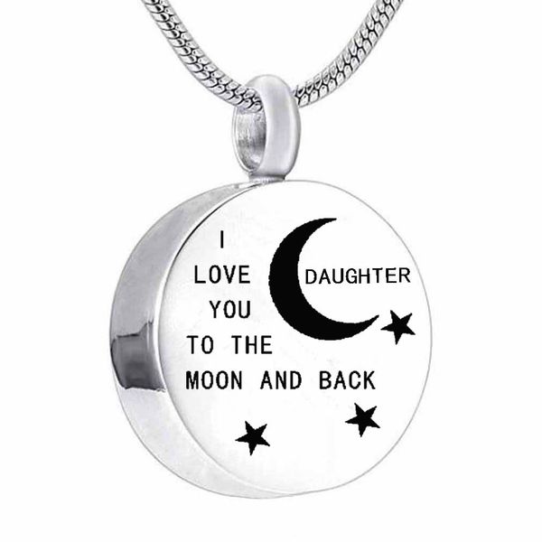 cremation jewelry round'l love you to the moon and back' sterling silver necklace for women, fine jewelry for mom pendant necklace
cremation jewelry round'l love you to the moon and back' sterling silver necklace for women, fine jewelry for mom pendant necklace