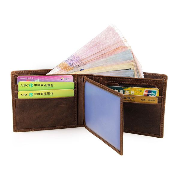 casual fashion men's wallet genuine leather wallet men vintage cool design real cowhide money bag with coin pocket male purse, Red;black
casual fashion men's wallet genuine leather wallet men vintage cool design real cowhide money bag with coin pocket male purse, Red;black
