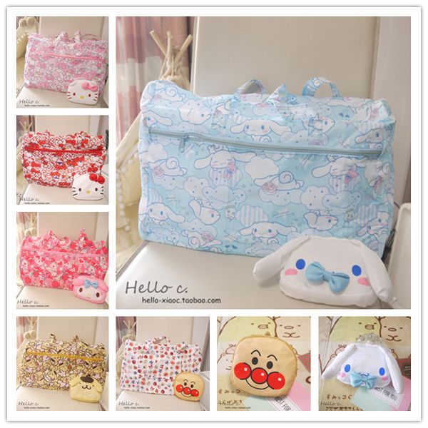 cartoon women hello kitty my melody cinnamoroll dog pudding dog anpanman portable foldable luggage bag travel bags
cartoon women hello kitty my melody cinnamoroll dog pudding dog anpanman portable foldable luggage bag travel bags
