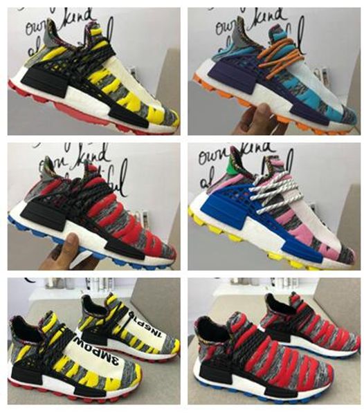 

Pharrell Hu Trail 2018 New Hot Training Sneakers Cheap Discount Shoes,Human Race Trainer Runners Sports Running shoes footwear,socks Boots