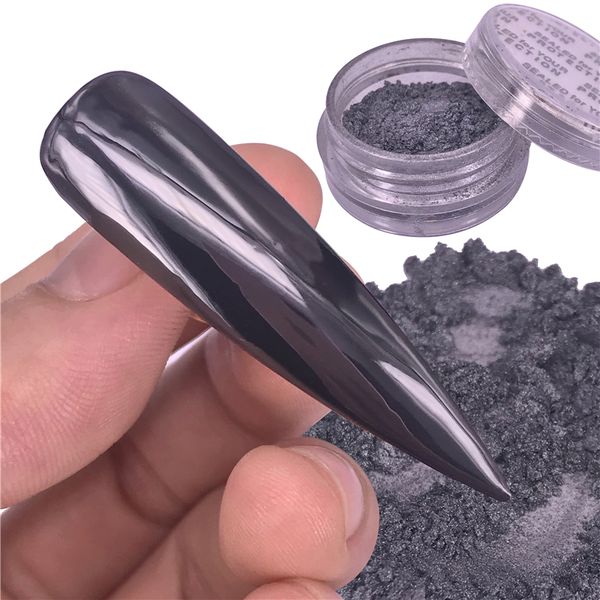 0.5g black mirror nail glitter powder dazzling chrome pigment dust for diy nail art decorations manicure black base, Silver;gold
0.5g black mirror nail glitter powder dazzling chrome pigment dust for diy nail art decorations manicure black base, Silver;gold