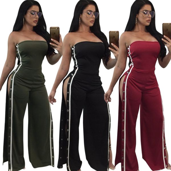 women's jumpsuits rompers wide leg long pants women's trousers nightclub women's pants, Black;white
women's jumpsuits rompers wide leg long pants women's trousers nightclub women's pants, Black;white