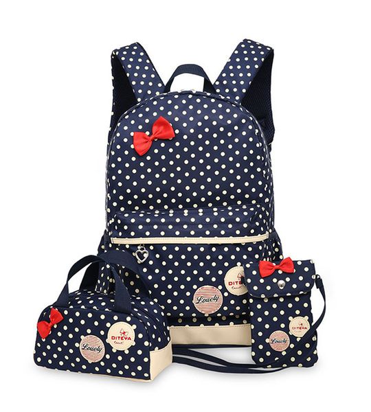 school bags for teenagers girls schoolbag large capacity ladies dot printing school backpack set rucksack bagpack cute book bags y18110107
school bags for teenagers girls schoolbag large capacity ladies dot printing school backpack set rucksack bagpack cute book bags y18110107