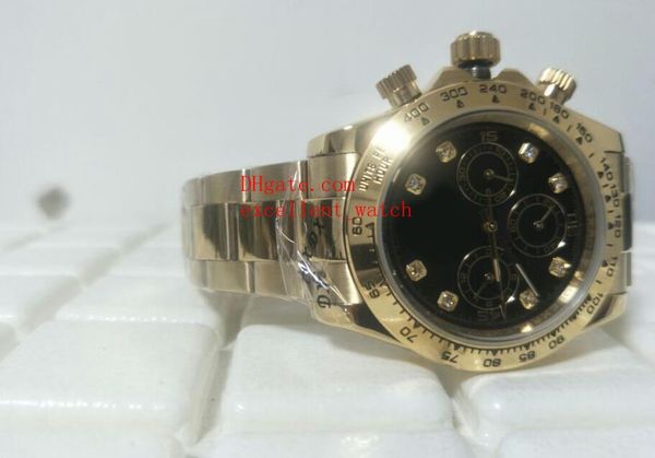2018 new fashion luxury watches 40 mm 116528 116523 18k yellow gold black dial diamond asian 2813 automatic mechanical men's watch wris, Slivery;brown
2018 new fashion luxury watches 40 mm 116528 116523 18k yellow gold black dial diamond asian 2813 automatic mechanical men's watch wris, Slivery;brown