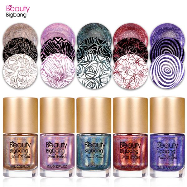 beautybigbang 9ml holographic nail stamping polishes printing varnish lacquer for nail art lasting laser polish permanent
beautybigbang 9ml holographic nail stamping polishes printing varnish lacquer for nail art lasting laser polish permanent