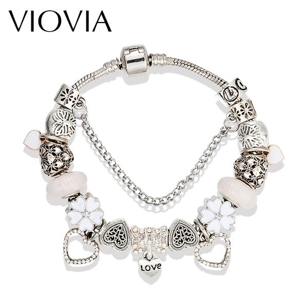 whole saleviovia new fashion flower beads charm bracelets & bangles heart pendant bracelets for women jewelry fit pan diy gift b16098, Golden;silver
whole saleviovia new fashion flower beads charm bracelets & bangles heart pendant bracelets for women jewelry fit pan diy gift b16098, Golden;silver